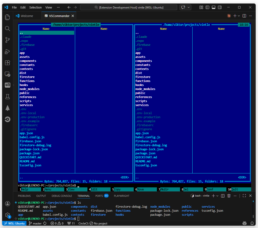 VSCommander Screenshot